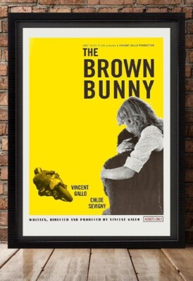 US version poster “The Brown Bunny” 2003 Vincent Gallo A3 Size