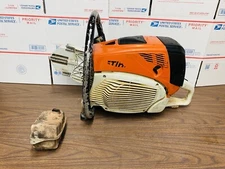 STIHL TS800 Concrete Cut Off Saw For Parts Project / Turns Over But Feels Tight