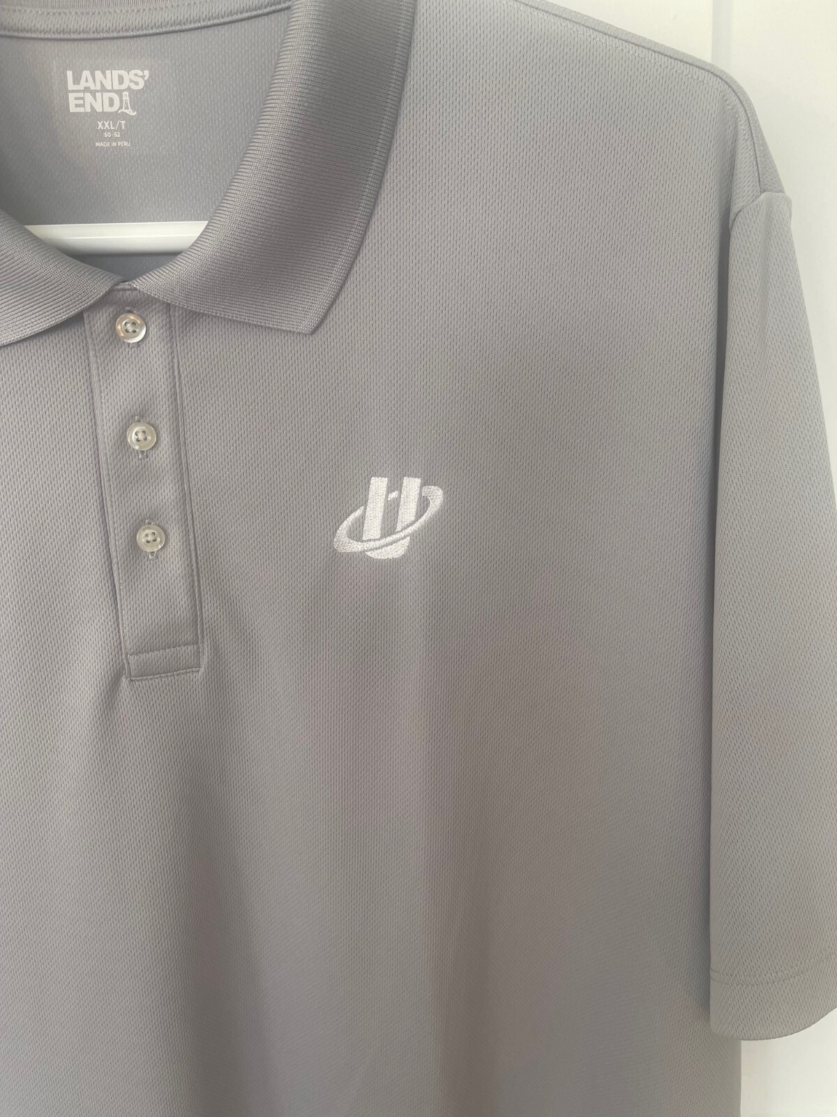 Universal Logistics Logo'd 3 button Grey Polo - 2… - image 2