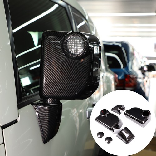 Carbon fiber ABS Door Handle & Rearview Mirror Trim Cover For FJ Cruiser 2007-21 - Picture 11 of 12