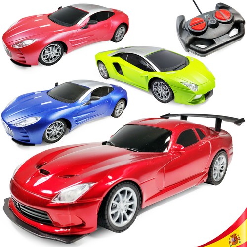 Auto Radio Controllo Scala 1:18 Wireless Comando 27mhz Carica USB Racing Car RC