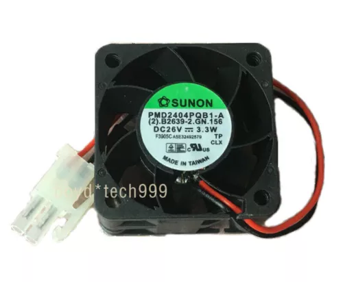 1 PCS SUNON fan PMD2404PQB1-A DC26V 3.3W 4028 40*28MM 2 wire cooling fan