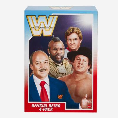 WWE Collectors Official Retro Bundle 4-Pack Wave 1 Wrestling 4