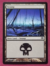 Magic The Gathering PLANECHASE 2012 SWAMP 142 land card MTG