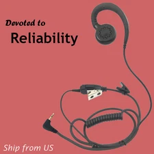 Two-Way Radio Swivel Earpiece for Motorola Talkabout T200 MR350R MH230R XTL446