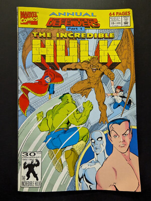Incredible Hulk Annual #18, Marvel Comics, 1992, FREE UK POSTAGE