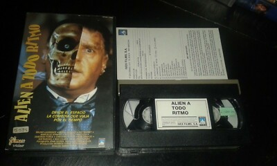 ALIEN A TODO RITMO 1988 SCI-FI As Time Goes By PEAK RARE VHS BIG CASE ESPAÑA