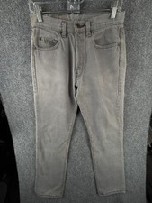 VTG Levi s 501-0656 Gray Denim Jeans 80s USA Men Button Fly Rare ACTL 29x30