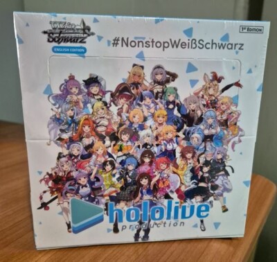 Weiss Schwarz hololive production Booster Box - English Edition 1st Edition  | eBay Australia