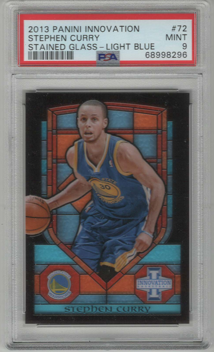 STEPHEN CURRY 2013-14 PANINI INNOVATION STAINED GLASS LIGHT