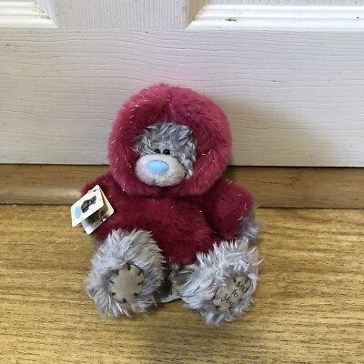 Me To You 5'' CERISE ROSA KUNSTFELL HOODIE JACKE MANTEL WEICH KUSCHELTIER TEDDYBÄR