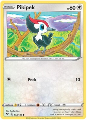 Pikipek Pokemon TCG Card 143/185 | eBay