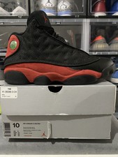 retro 13 black red and white