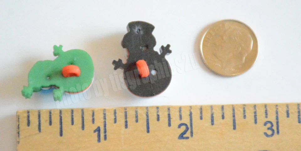 Jolly Snowmen Buttons / Buttons Galore Holiday Collection / Shank - Image 4 of 4