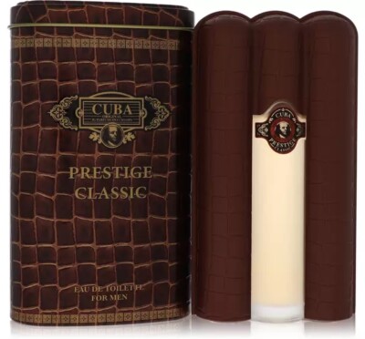 Cuba Prestige Gold Cologne By Fragluxe Eau De Toilette Spray 3oz