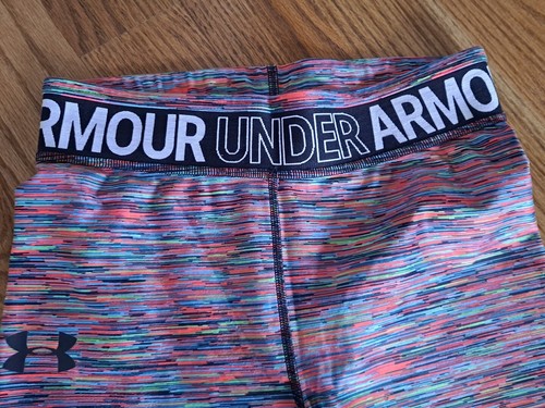 Under Armour Athletic Running Capri Leggings Pants Girl's Size XL (Lot of 2) - Picture 7 of 7