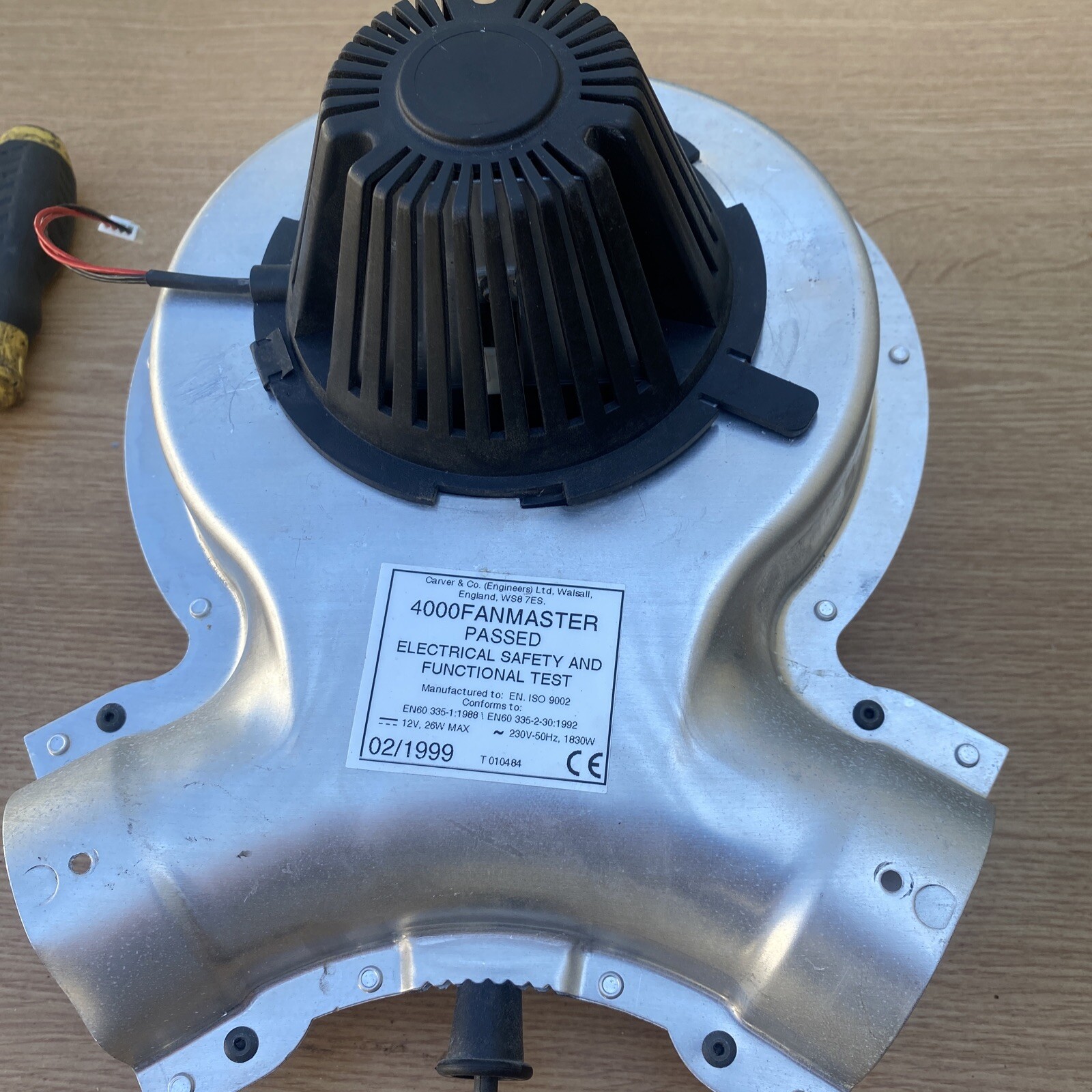 carver 4000/2000/5500. Fan master Good Working Condition. Damage To Casing.  | eBay