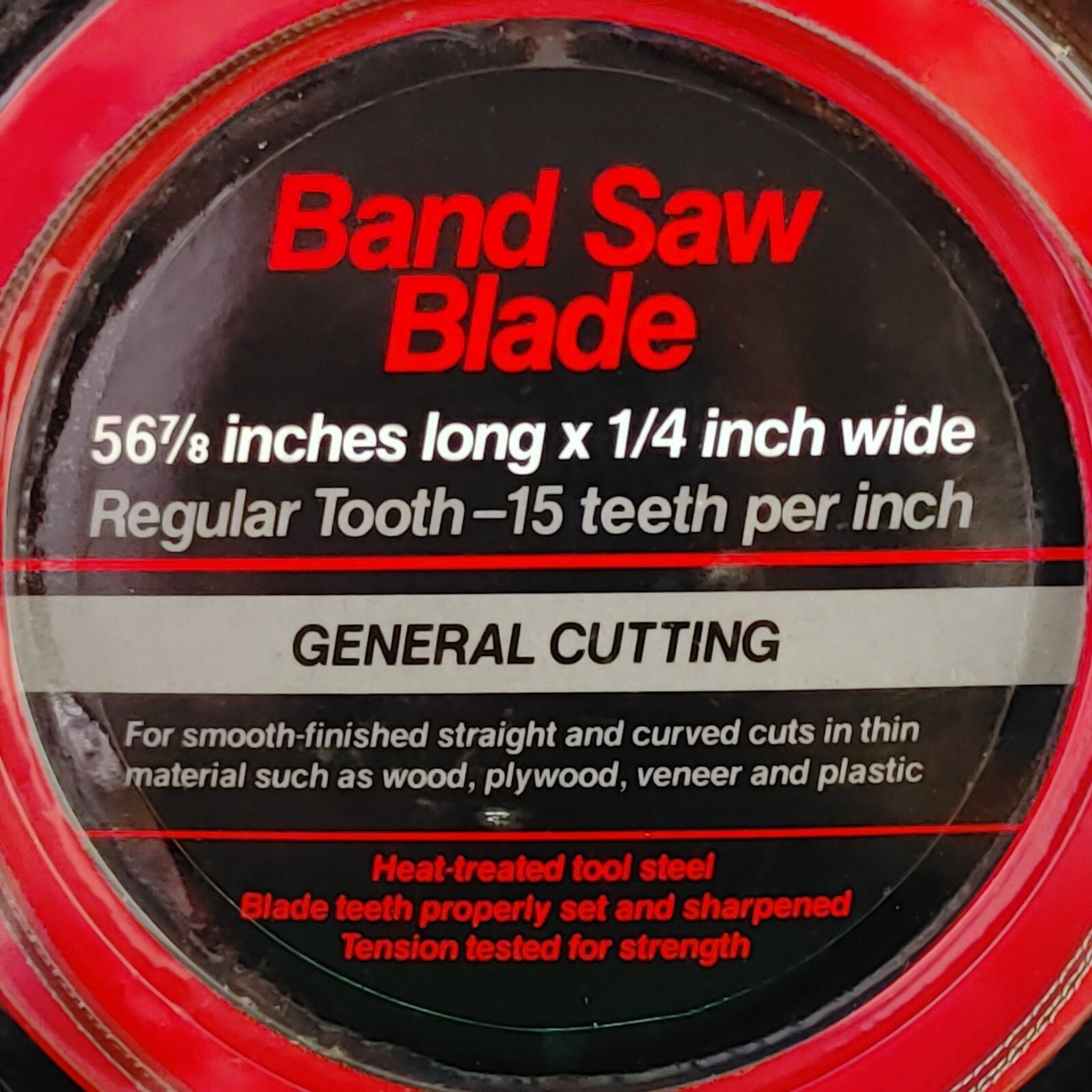 Sears Craftsman Band Saw Blade General Cutting 56 7/8x 1/4” Regular