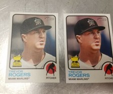 2022 topps heritage baseball Trevor Rogers Flip Stock /5 SSP! Read Description