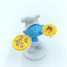 Sbabam Smurfs Jobs Series (2019) - Chef Smurf on Base (7,5 cm / 3") and MORE