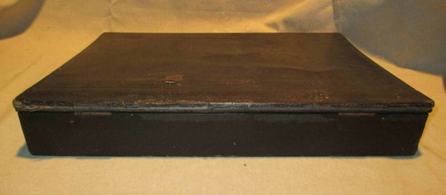 ancien grand écritoire de voyage ou de bureau fin XIX ème - Picture 4 of 10