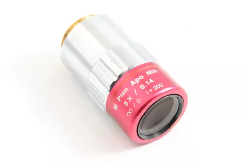 Mitutoyo M Plan Apo NIR 5x / 0.14 Infi/0 f=200 Microscope Objective #4803