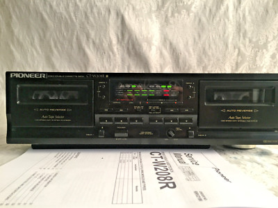 PLATINE MAGNÉTOPHONE LECTEUR Enregistreur Double Cassettes PIONEER CT-W208R Hifi EUR 129,90 - FR