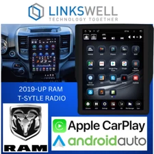 LINKSWELL TS-DGPU12-1RR-5S / T-STYLE (TESLA STYLE RADIO) FOR 2019-UP RAM TRUCKS