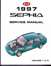 1997 Kia Sephia Oem Factory Service Repair Manual 2 Volume Set - Us970ps011-1-2