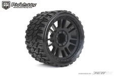 Powerhobby 1/8 MT 4.0 Prophet Belted Mounted Tires w Removable Hex Wheels (2)