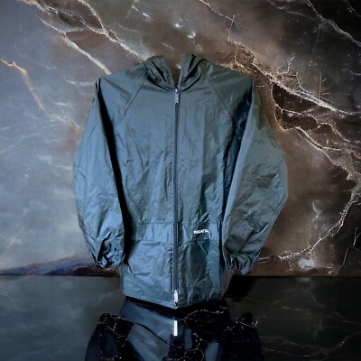 Regatta rain jacket coat Outdoor Women Waterproof Zip Polyamide Nylon green S