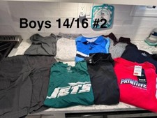 Lot of youth boy mix clothing lot size 9 items 14/16 sm xs