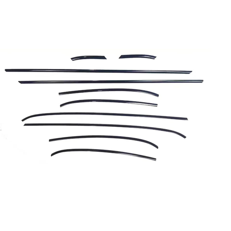 Sello de moldura de ventana cromado negro para Mini Cooper R56 2 puertas 2007-2013 Foto 2 de 4