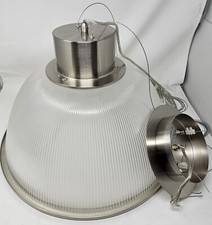 Nuvo Lighting 60-2925 Pendant w/ Clear Prismatic Glass Brushed Nickel