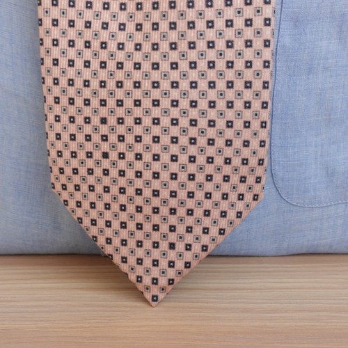 Foulard Tie Mens Black Pink Micro Silk Formal Casual Suit Dress Preppy Wide IZOD - Picture 2 of 8
