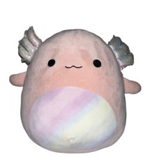 Squishmallows 12 Archie the Rainbow Belly Axolotl Light Pink 2021 Plush Toy