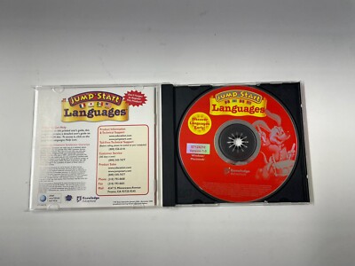 Vtg 2001 Jump Start Languages Ages 3-6 for Windows & Mac Educational Software CD