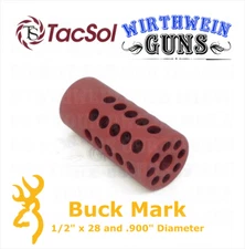 Browning Buck Mark Tactical Solutions TacSol Trail-Lite COMPENSATOR Matte Red