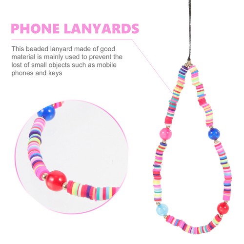 Set of 2 Mobiltelefon Lanyard Perlenkette Handyanhänger Zum Aufhängen - 第 3/12 張圖片
