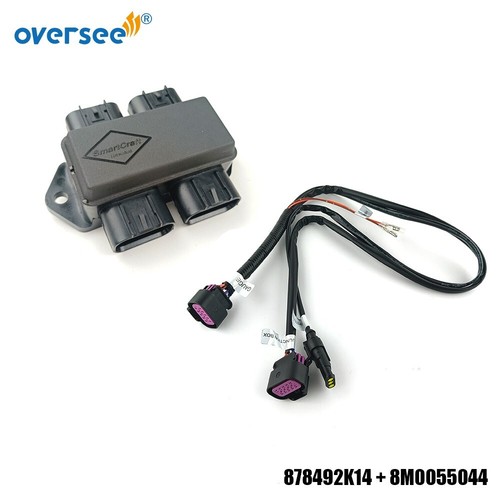 4-Port SmartCraft Junction Box Kit 878492K14+ Wire 8M0055044 For Mercury Outboar - Imagen 4 de 9