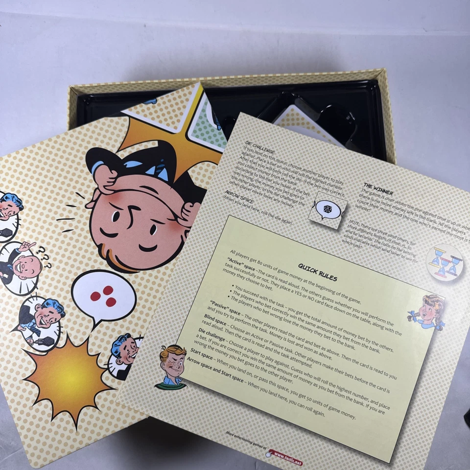 二手 Wanna Bet? Tactic 家庭挑战游戏 - 完整 — 第 2/4 张图片