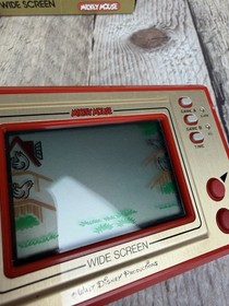 Nintendo Game & Watch MICKEY MOUSE MC-25 1981 W Box & English Instruction Tested