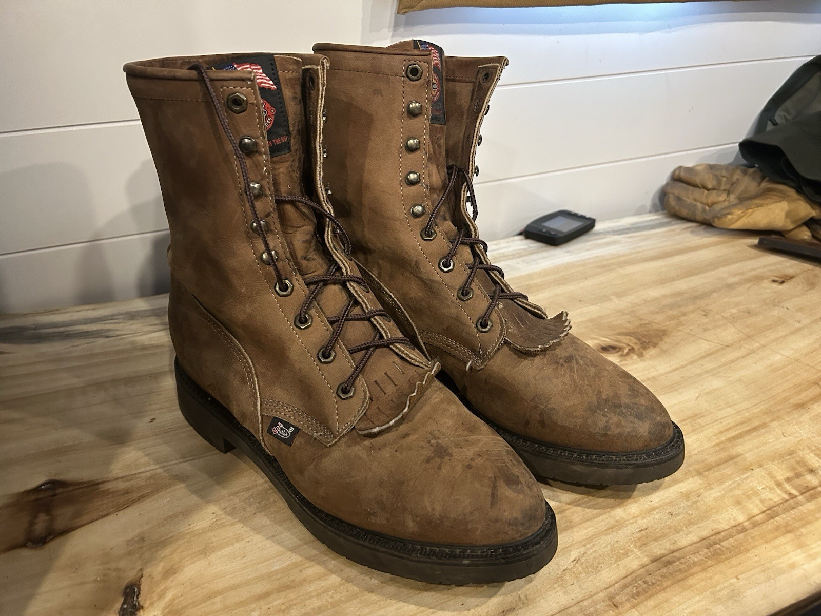 Justin Conductor 8D Men’s 8” Lace Up Work Boots $249