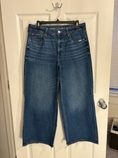 American Eagle Outfitters Dreamy Drape Stretch Baggy Jeans Size 10 Regular NWOT