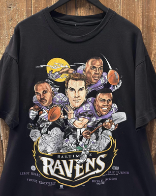 Baltimore Ravens Vintage 1996 Players Xplosion Tee shirt VK06705