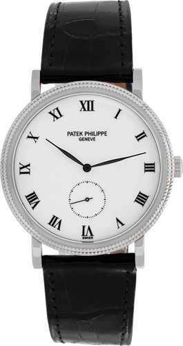 Patek Philippe Calatrava 3919G-001 18k White Gold White dial 33mm Manual watch