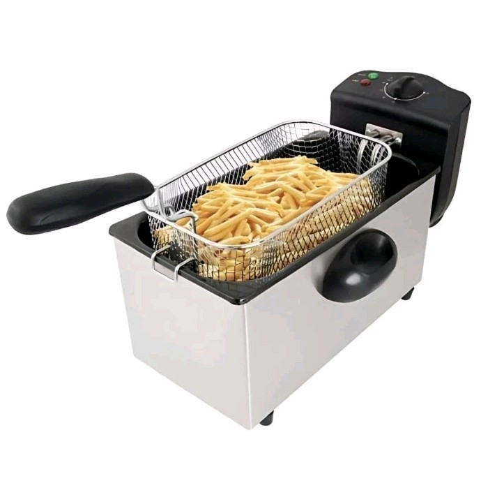 Friggitrice Elettrica Royalty Line 3 Litri Professionale Acciaio 2000W