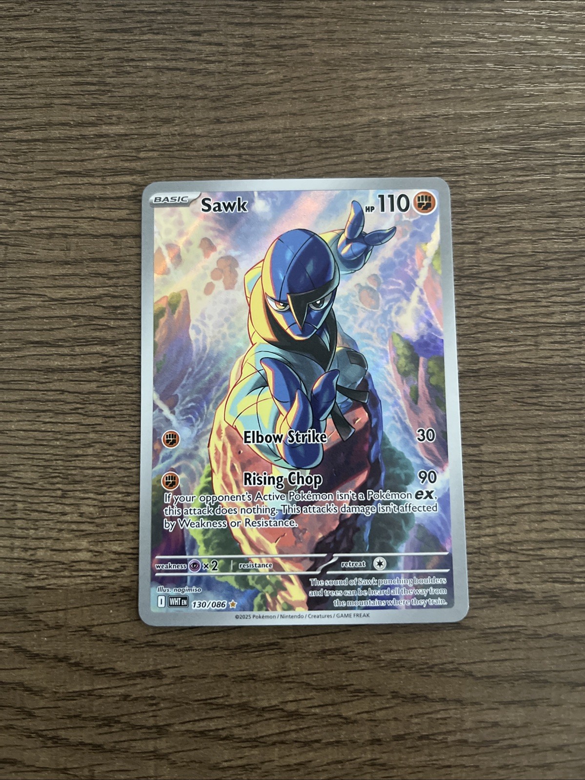 Sawk 130/086 Sv: White Flare Illustration Rare - M/NM