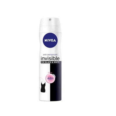 Nivea Invisible For Black & White Clear Spray 200ml - Photo 1/4