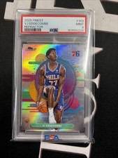 2025-26 Topps Finest - Uncommon VJ Edgecombe #103 Refractor (RC) Psa 9